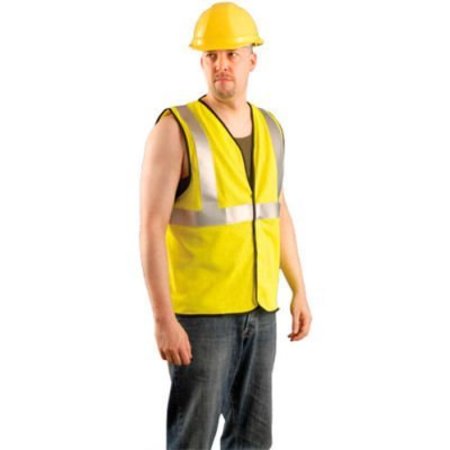 OCCUNOMIX Premium Flame Resistant Vest Hi-Vis Yellow, 2XL,  LUX-SSGC/FR-Y2X